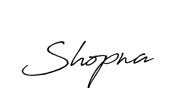 Make a beautiful signature design for name Shopna. With this signature (Antro_Vectra_Bolder) style, you can create a handwritten signature for free. Shopna signature style 7 images and pictures png