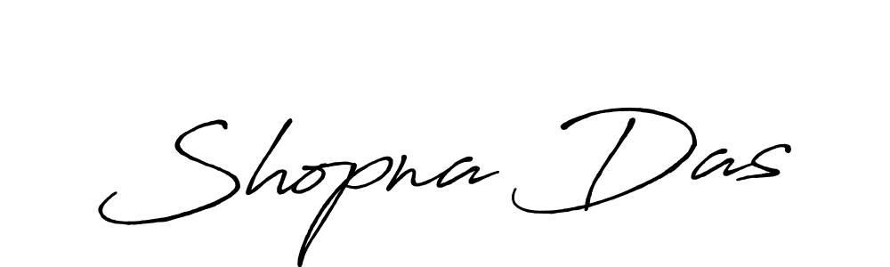 Design your own signature with our free online signature maker. With this signature software, you can create a handwritten (Antro_Vectra_Bolder) signature for name Shopna Das. Shopna Das signature style 7 images and pictures png