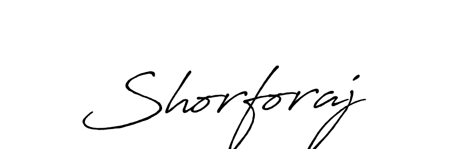 Use a signature maker to create a handwritten signature online. With this signature software, you can design (Antro_Vectra_Bolder) your own signature for name Shorforaj. Shorforaj signature style 7 images and pictures png