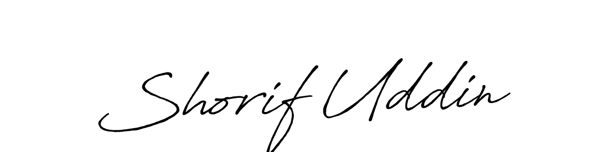 It looks lik you need a new signature style for name Shorif Uddin. Design unique handwritten (Antro_Vectra_Bolder) signature with our free signature maker in just a few clicks. Shorif Uddin signature style 7 images and pictures png