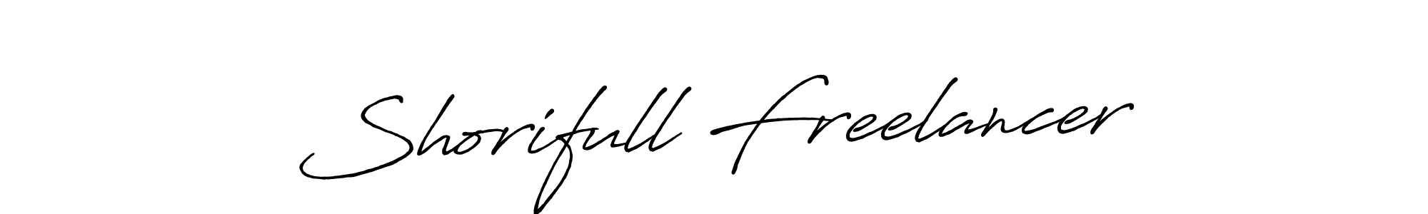 Similarly Antro_Vectra_Bolder is the best handwritten signature design. Signature creator online .You can use it as an online autograph creator for name Shorifull Freelancer. Shorifull Freelancer signature style 7 images and pictures png