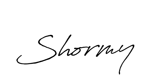 It looks lik you need a new signature style for name Shormy. Design unique handwritten (Antro_Vectra_Bolder) signature with our free signature maker in just a few clicks. Shormy signature style 7 images and pictures png