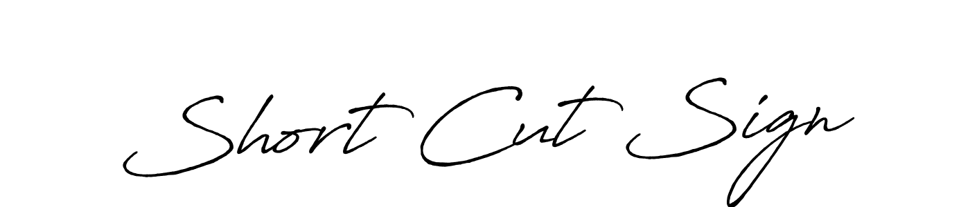 Antro_Vectra_Bolder is a professional signature style that is perfect for those who want to add a touch of class to their signature. It is also a great choice for those who want to make their signature more unique. Get Short Cut Sign name to fancy signature for free. Short Cut Sign signature style 7 images and pictures png