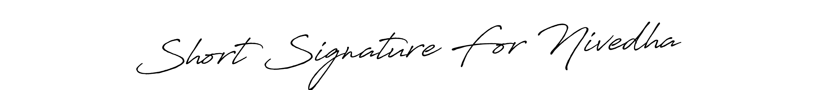 Here are the top 10 professional signature styles for the name Short Signature For Nivedha. These are the best autograph styles you can use for your name. Short Signature For Nivedha signature style 7 images and pictures png