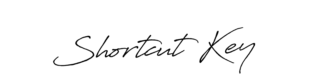 if you are searching for the best signature style for your name Shortcut Key. so please give up your signature search. here we have designed multiple signature styles  using Antro_Vectra_Bolder. Shortcut Key signature style 7 images and pictures png