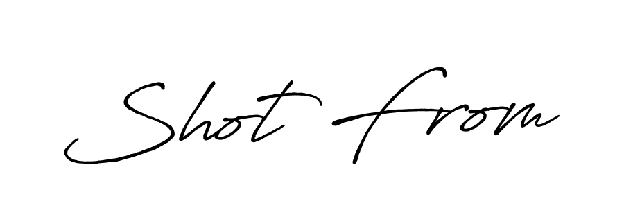 How to make Shot From name signature. Use Antro_Vectra_Bolder style for creating short signs online. This is the latest handwritten sign. Shot From signature style 7 images and pictures png