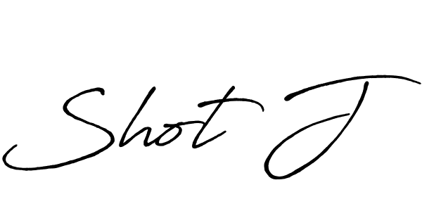 Shot J stylish signature style. Best Handwritten Sign (Antro_Vectra_Bolder) for my name. Handwritten Signature Collection Ideas for my name Shot J. Shot J signature style 7 images and pictures png