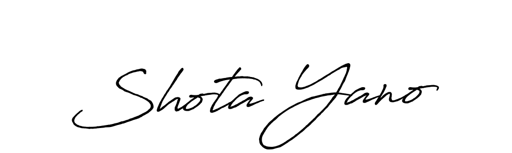 Also You can easily find your signature by using the search form. We will create Shota Yano name handwritten signature images for you free of cost using Antro_Vectra_Bolder sign style. Shota Yano signature style 7 images and pictures png