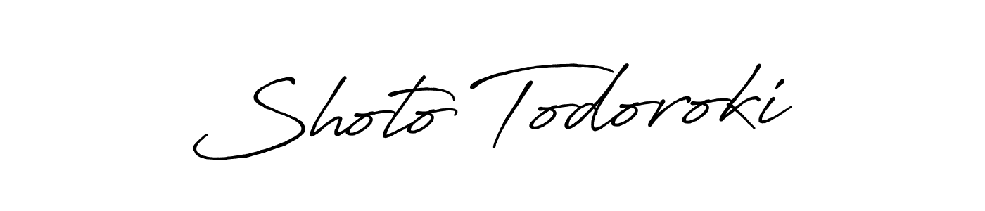 The best way (Antro_Vectra_Bolder) to make a short signature is to pick only two or three words in your name. The name Shoto Todoroki include a total of six letters. For converting this name. Shoto Todoroki signature style 7 images and pictures png