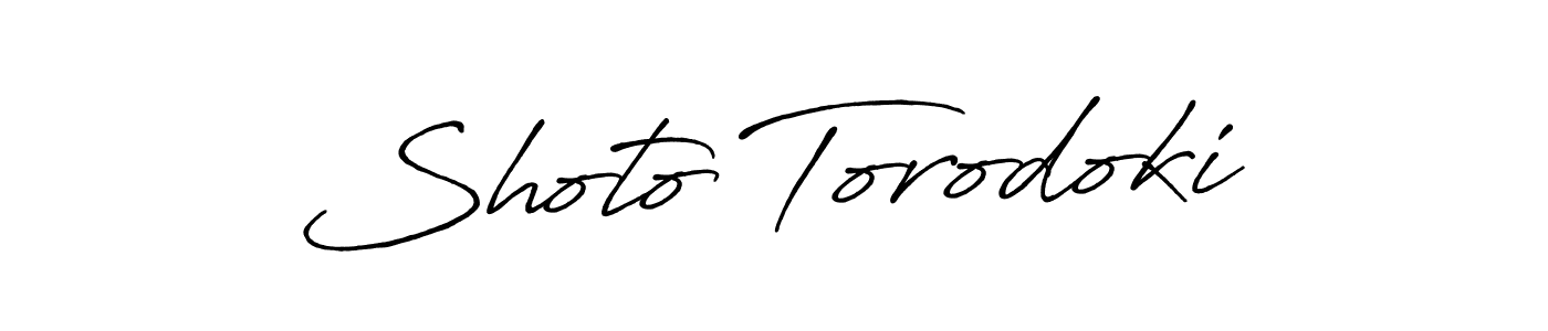 Also we have Shoto Torodoki name is the best signature style. Create professional handwritten signature collection using Antro_Vectra_Bolder autograph style. Shoto Torodoki signature style 7 images and pictures png