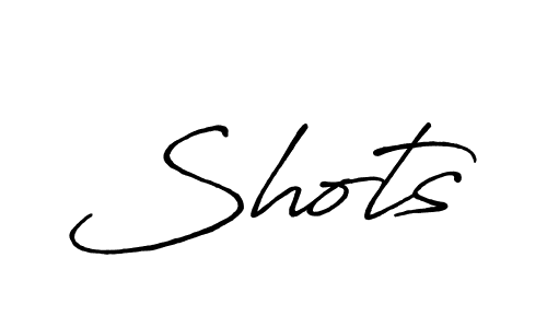 You should practise on your own different ways (Antro_Vectra_Bolder) to write your name (Shots) in signature. don't let someone else do it for you. Shots signature style 7 images and pictures png