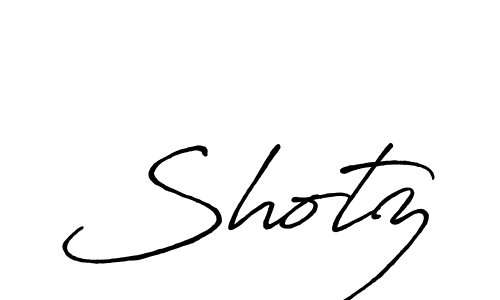 How to make Shotz signature? Antro_Vectra_Bolder is a professional autograph style. Create handwritten signature for Shotz name. Shotz signature style 7 images and pictures png