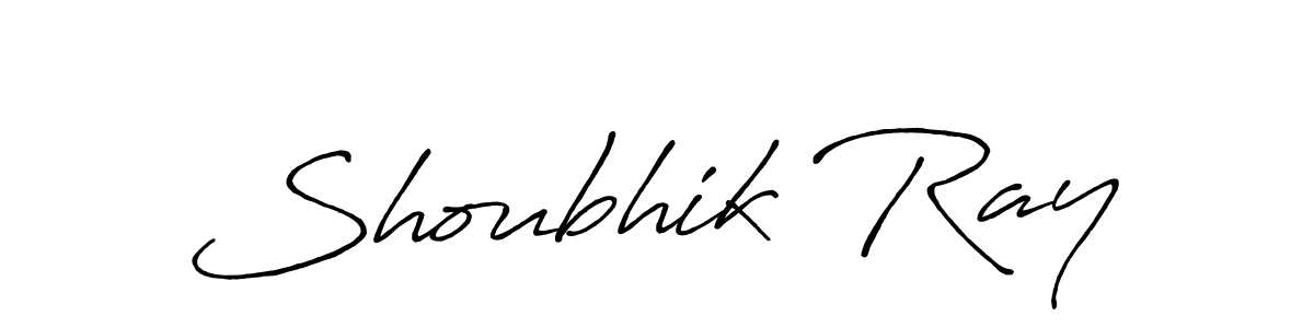 Also we have Shoubhik Ray name is the best signature style. Create professional handwritten signature collection using Antro_Vectra_Bolder autograph style. Shoubhik Ray signature style 7 images and pictures png