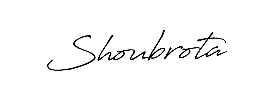 Make a beautiful signature design for name Shoubrota. Use this online signature maker to create a handwritten signature for free. Shoubrota signature style 7 images and pictures png