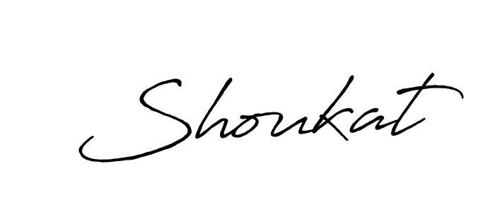 Shoukat stylish signature style. Best Handwritten Sign (Antro_Vectra_Bolder) for my name. Handwritten Signature Collection Ideas for my name Shoukat. Shoukat signature style 7 images and pictures png