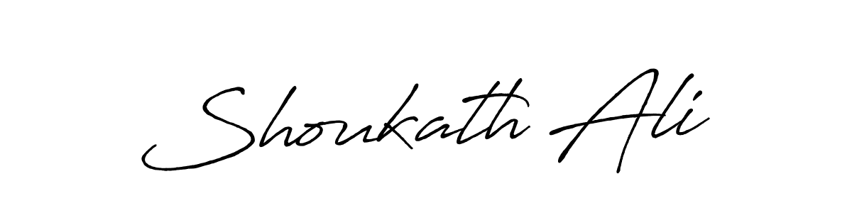 Use a signature maker to create a handwritten signature online. With this signature software, you can design (Antro_Vectra_Bolder) your own signature for name Shoukath Ali. Shoukath Ali signature style 7 images and pictures png