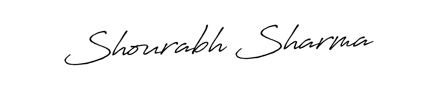 Similarly Antro_Vectra_Bolder is the best handwritten signature design. Signature creator online .You can use it as an online autograph creator for name Shourabh Sharma. Shourabh Sharma signature style 7 images and pictures png