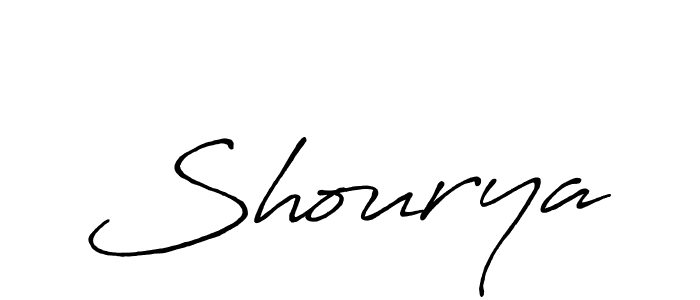 Design your own signature with our free online signature maker. With this signature software, you can create a handwritten (Antro_Vectra_Bolder) signature for name Shourya. Shourya signature style 7 images and pictures png