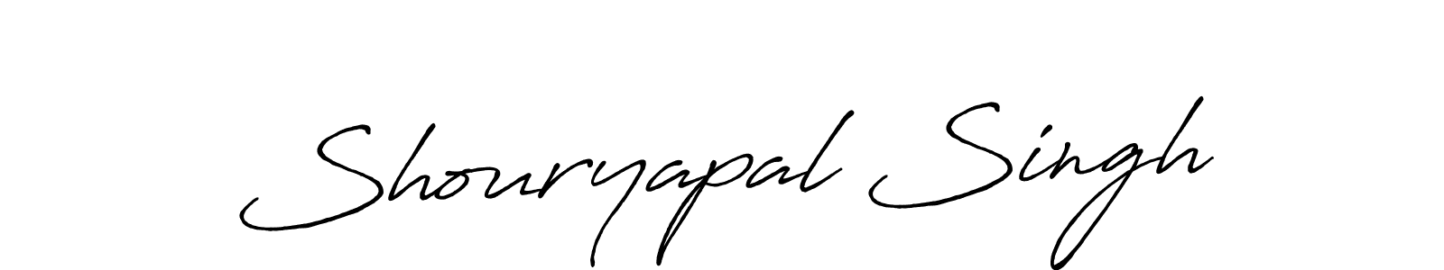 Design your own signature with our free online signature maker. With this signature software, you can create a handwritten (Antro_Vectra_Bolder) signature for name Shouryapal Singh. Shouryapal Singh signature style 7 images and pictures png
