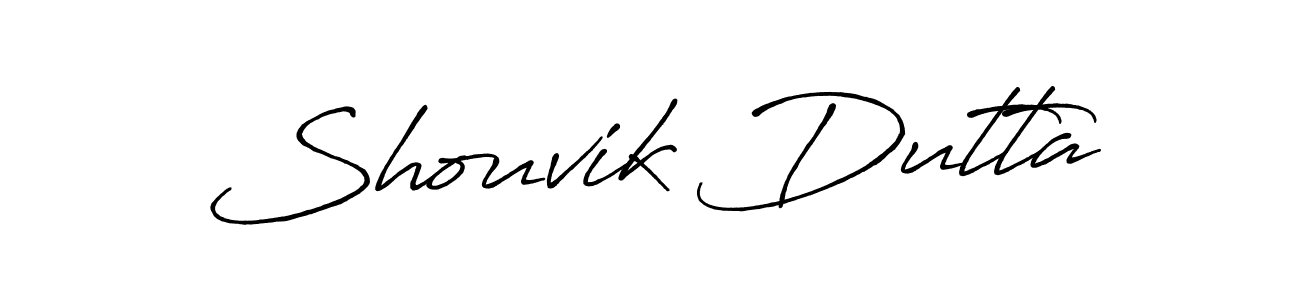 Also we have Shouvik Dutta name is the best signature style. Create professional handwritten signature collection using Antro_Vectra_Bolder autograph style. Shouvik Dutta signature style 7 images and pictures png
