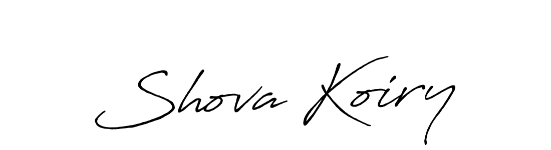 Shova Koiry stylish signature style. Best Handwritten Sign (Antro_Vectra_Bolder) for my name. Handwritten Signature Collection Ideas for my name Shova Koiry. Shova Koiry signature style 7 images and pictures png