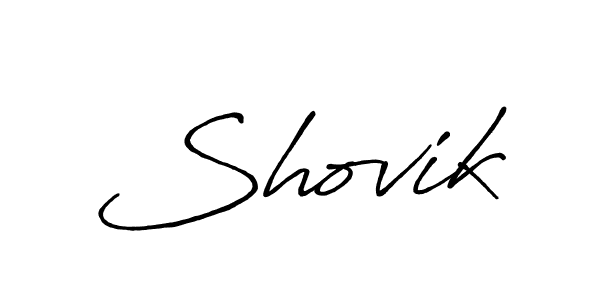 How to make Shovik signature? Antro_Vectra_Bolder is a professional autograph style. Create handwritten signature for Shovik name. Shovik signature style 7 images and pictures png