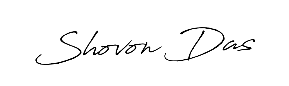 Make a beautiful signature design for name Shovon Das. With this signature (Antro_Vectra_Bolder) style, you can create a handwritten signature for free. Shovon Das signature style 7 images and pictures png