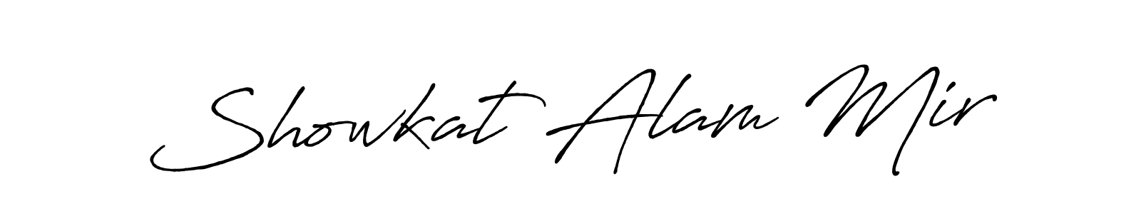 Use a signature maker to create a handwritten signature online. With this signature software, you can design (Antro_Vectra_Bolder) your own signature for name Showkat Alam Mir. Showkat Alam Mir signature style 7 images and pictures png
