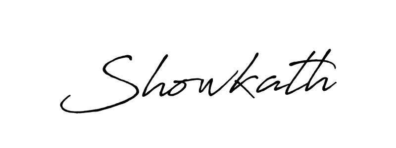Create a beautiful signature design for name Showkath. With this signature (Antro_Vectra_Bolder) fonts, you can make a handwritten signature for free. Showkath signature style 7 images and pictures png