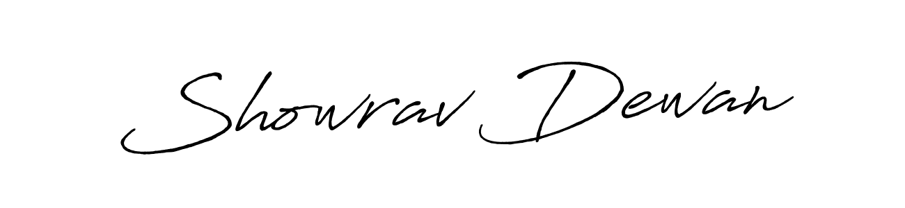 Use a signature maker to create a handwritten signature online. With this signature software, you can design (Antro_Vectra_Bolder) your own signature for name Showrav Dewan. Showrav Dewan signature style 7 images and pictures png