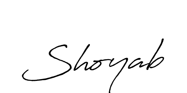 Make a beautiful signature design for name Shoyab. Use this online signature maker to create a handwritten signature for free. Shoyab signature style 7 images and pictures png