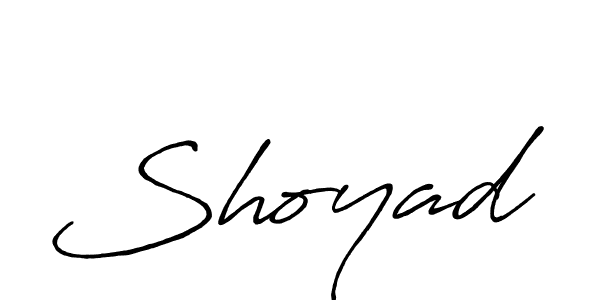 Shoyad stylish signature style. Best Handwritten Sign (Antro_Vectra_Bolder) for my name. Handwritten Signature Collection Ideas for my name Shoyad. Shoyad signature style 7 images and pictures png