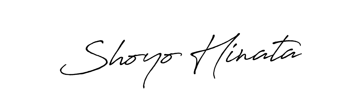 Also we have Shoyo Hinata name is the best signature style. Create professional handwritten signature collection using Antro_Vectra_Bolder autograph style. Shoyo Hinata signature style 7 images and pictures png