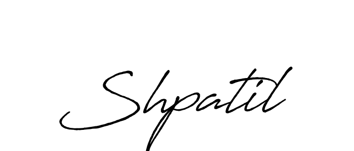 Similarly Antro_Vectra_Bolder is the best handwritten signature design. Signature creator online .You can use it as an online autograph creator for name Shpatil. Shpatil signature style 7 images and pictures png