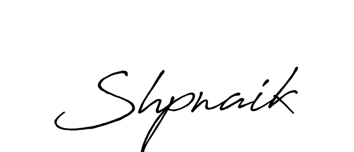 Use a signature maker to create a handwritten signature online. With this signature software, you can design (Antro_Vectra_Bolder) your own signature for name Shpnaik. Shpnaik signature style 7 images and pictures png