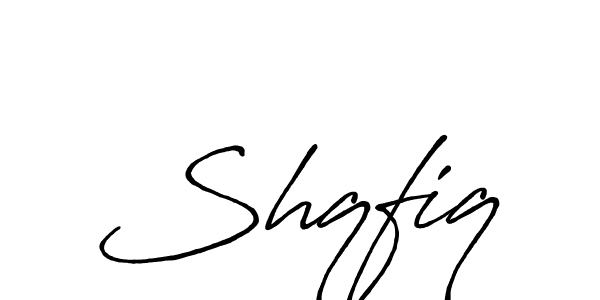 Create a beautiful signature design for name Shqfiq. With this signature (Antro_Vectra_Bolder) fonts, you can make a handwritten signature for free. Shqfiq signature style 7 images and pictures png