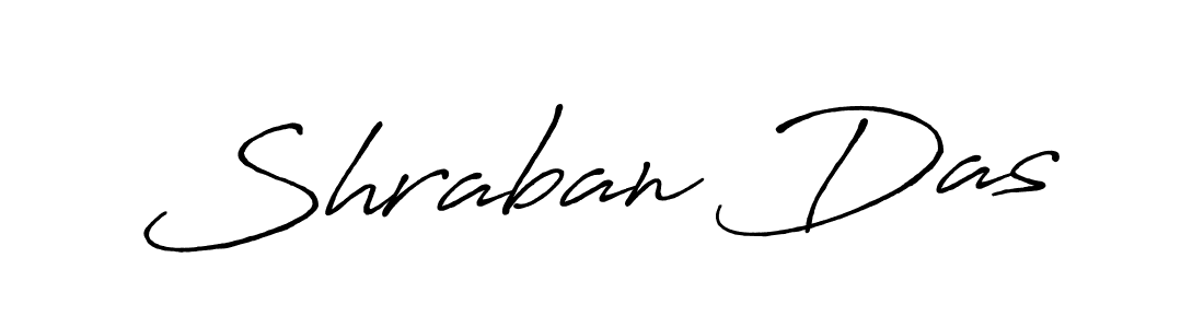 Shraban Das stylish signature style. Best Handwritten Sign (Antro_Vectra_Bolder) for my name. Handwritten Signature Collection Ideas for my name Shraban Das. Shraban Das signature style 7 images and pictures png