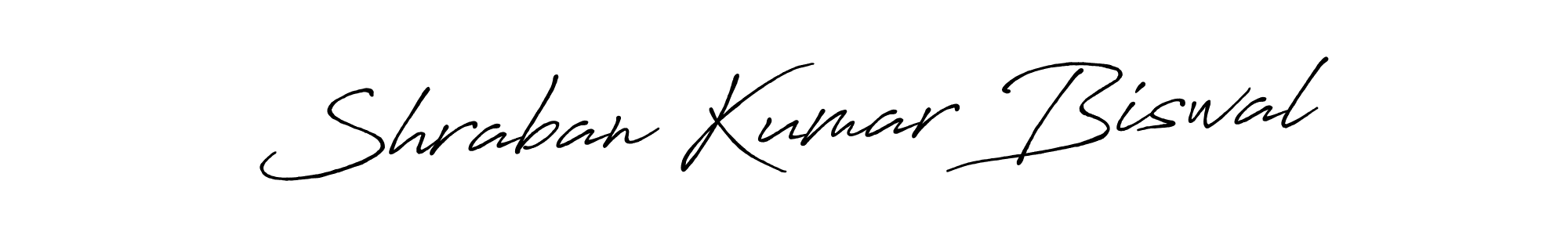 Design your own signature with our free online signature maker. With this signature software, you can create a handwritten (Antro_Vectra_Bolder) signature for name Shraban Kumar Biswal. Shraban Kumar Biswal signature style 7 images and pictures png