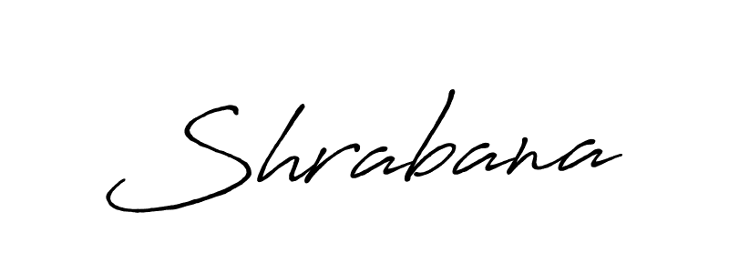 How to make Shrabana name signature. Use Antro_Vectra_Bolder style for creating short signs online. This is the latest handwritten sign. Shrabana signature style 7 images and pictures png