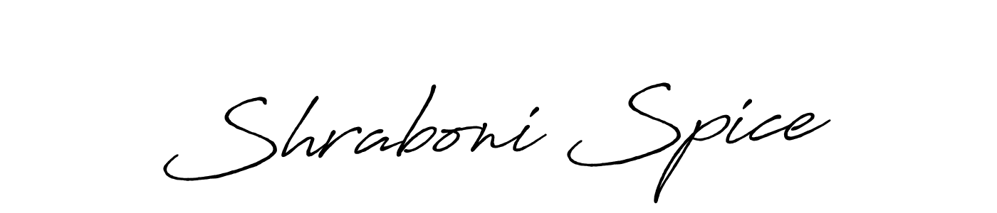 Also You can easily find your signature by using the search form. We will create Shraboni Spice name handwritten signature images for you free of cost using Antro_Vectra_Bolder sign style. Shraboni Spice signature style 7 images and pictures png