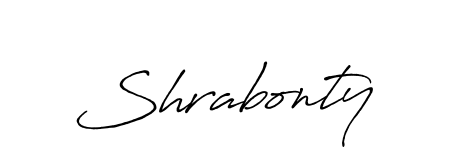 Antro_Vectra_Bolder is a professional signature style that is perfect for those who want to add a touch of class to their signature. It is also a great choice for those who want to make their signature more unique. Get Shrabonty name to fancy signature for free. Shrabonty signature style 7 images and pictures png