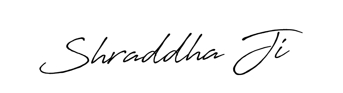 Shraddha Ji stylish signature style. Best Handwritten Sign (Antro_Vectra_Bolder) for my name. Handwritten Signature Collection Ideas for my name Shraddha Ji. Shraddha Ji signature style 7 images and pictures png