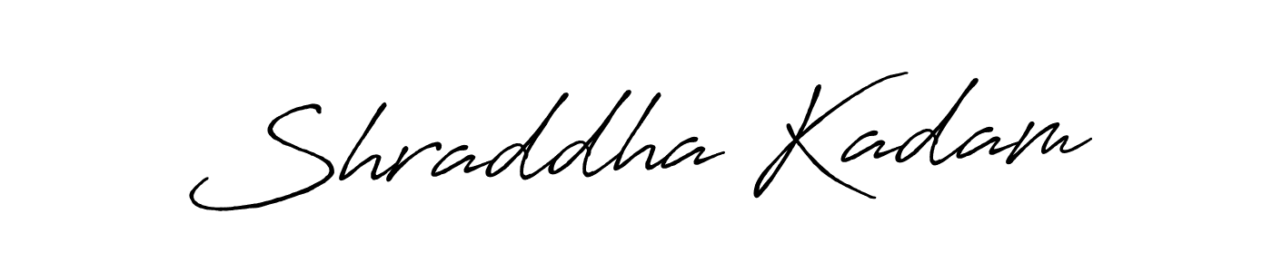 Similarly Antro_Vectra_Bolder is the best handwritten signature design. Signature creator online .You can use it as an online autograph creator for name Shraddha Kadam. Shraddha Kadam signature style 7 images and pictures png