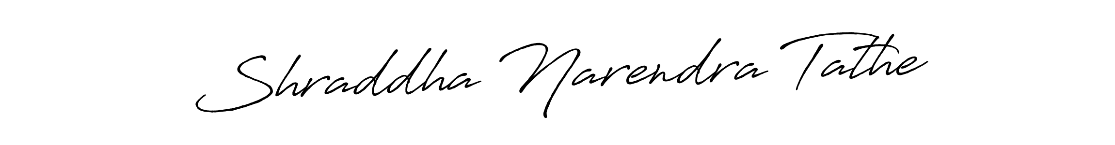 Design your own signature with our free online signature maker. With this signature software, you can create a handwritten (Antro_Vectra_Bolder) signature for name Shraddha Narendra Tathe. Shraddha Narendra Tathe signature style 7 images and pictures png