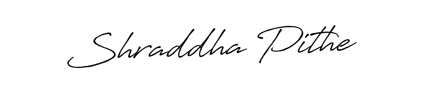 Design your own signature with our free online signature maker. With this signature software, you can create a handwritten (Antro_Vectra_Bolder) signature for name Shraddha Pithe. Shraddha Pithe signature style 7 images and pictures png