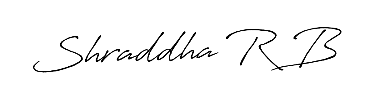 Once you've used our free online signature maker to create your best signature Antro_Vectra_Bolder style, it's time to enjoy all of the benefits that Shraddha R B name signing documents. Shraddha R B signature style 7 images and pictures png