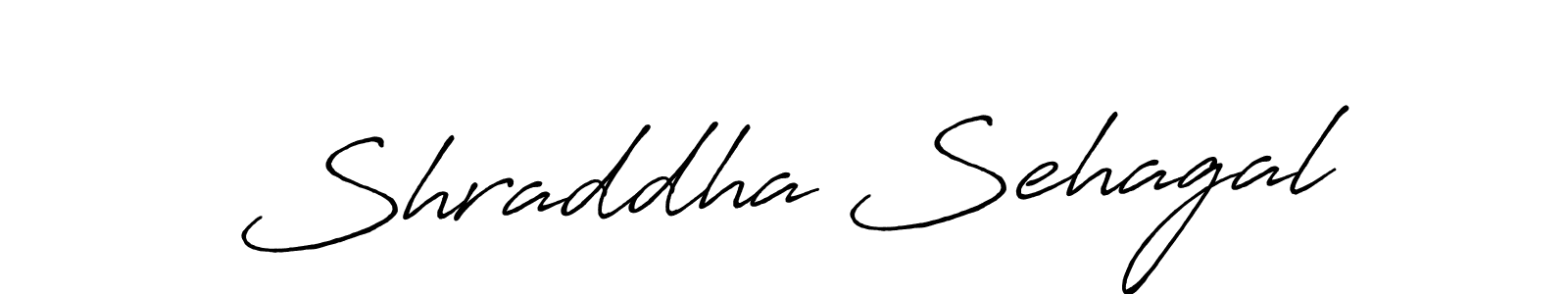Shraddha Sehagal stylish signature style. Best Handwritten Sign (Antro_Vectra_Bolder) for my name. Handwritten Signature Collection Ideas for my name Shraddha Sehagal. Shraddha Sehagal signature style 7 images and pictures png