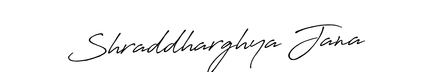 Shraddharghya Jana stylish signature style. Best Handwritten Sign (Antro_Vectra_Bolder) for my name. Handwritten Signature Collection Ideas for my name Shraddharghya Jana. Shraddharghya Jana signature style 7 images and pictures png