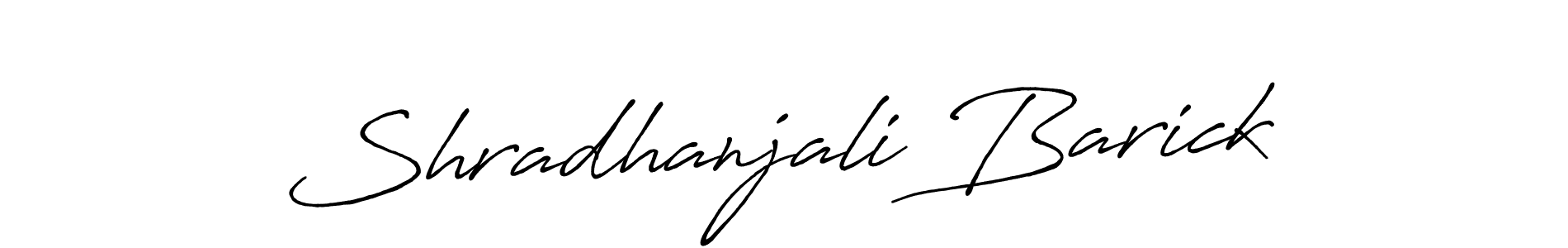 You should practise on your own different ways (Antro_Vectra_Bolder) to write your name (Shradhanjali Barick) in signature. don't let someone else do it for you. Shradhanjali Barick signature style 7 images and pictures png