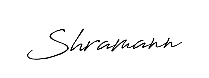 How to make Shramann signature? Antro_Vectra_Bolder is a professional autograph style. Create handwritten signature for Shramann name. Shramann signature style 7 images and pictures png